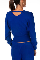 MAGLIA AUTUNNO/INVERNO DONNA  BLU